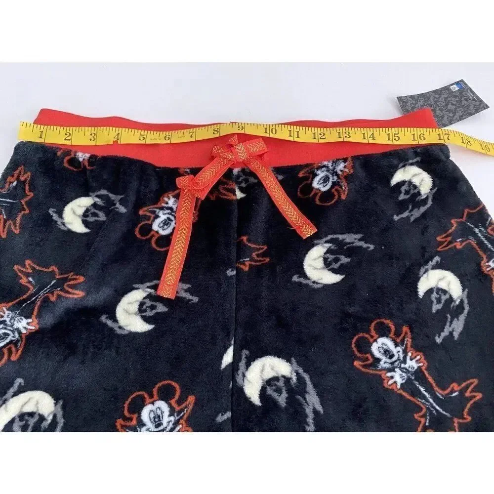 Disney Mickey Mouse Halloween Women’s Sz XL Soft Pj Pajama Pants Velvet NEW - Picture 7 of 9